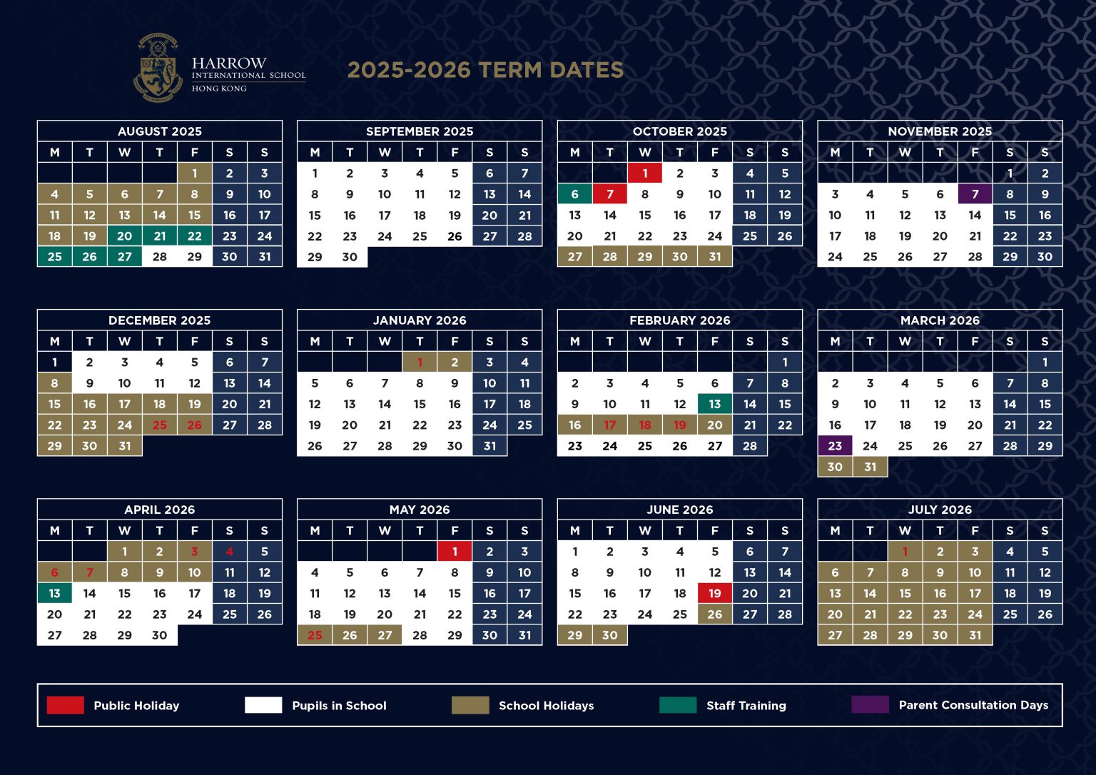 Term Dates Harrow International School Hong Kong